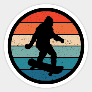 Bigfoot Skateboard Vintage Sasquatch Sticker